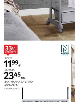 MIRRORS AND MORE ЗАКАЧАЛКА ЗА ВРАТА