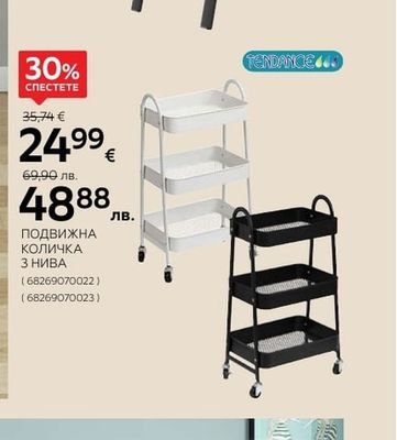 TENDANCE ПОДВИЖНА КОЛИЧКА 3 НИВА