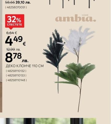 ambia. КАШПА НА СТОЙКА