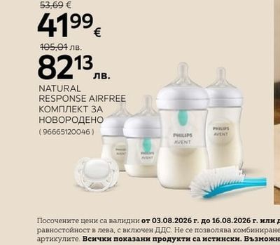PHILIPS AVENT NATURAL RESPONSE AIRFREE КОМПЛЕКТ ЗА НОВОРОДЕНО