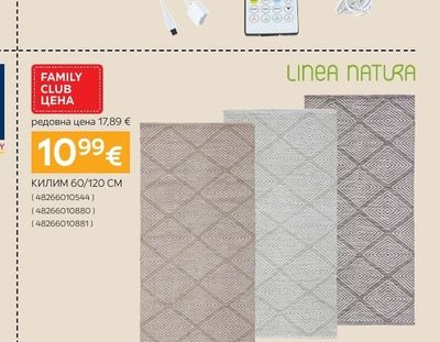 LINEA NATURA КИЛИМ 60/120 CM