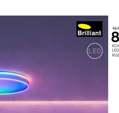 Brilliant КОМПЛЕКТ 2 БР. LED НАСТОЛНИ ЛАМПИ RGB