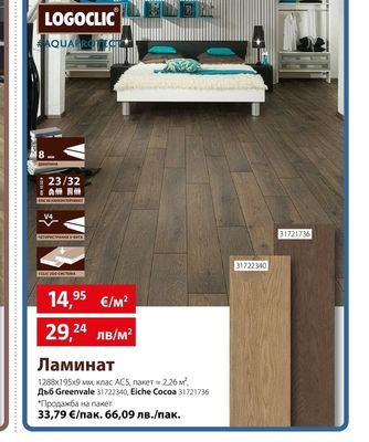 LOGOCLIC #AQUAPROTECT Ламинат