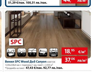 Винил SPC Wood Дъб Canyon