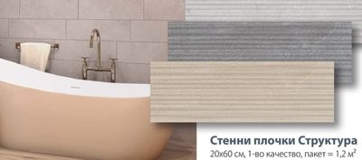 Стенни плочки Структура