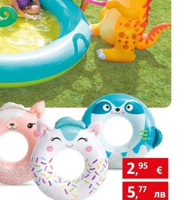 INTEX Надуваем детски пояс Cute Animal