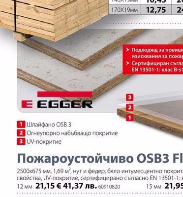 Дъска ела-смърч, рендосана, АВ