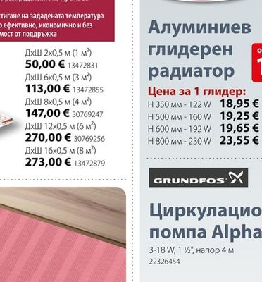 Nova Florida Алуминиев глидерен радиатор