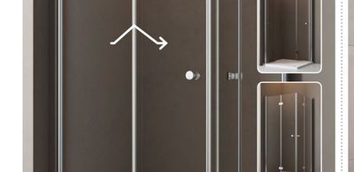 Camargue Ъглов параван от две врати Light Bifold