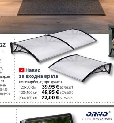 Навес за входна врата