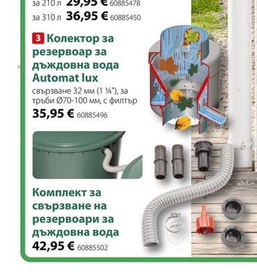 Основа за резервоар за дъждовна вода