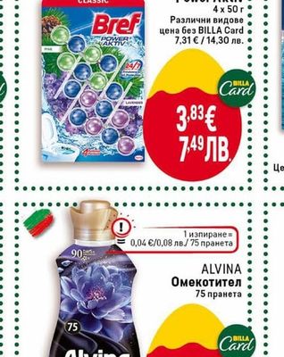 BREF Тоалетно блокче Power Aktiv