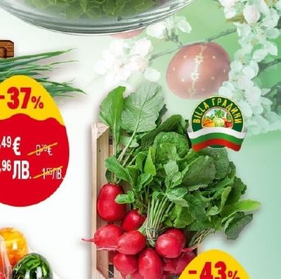 BILLA ГРАДИНИ Репички