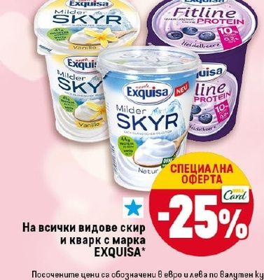 EXQUISA Скир и кварк