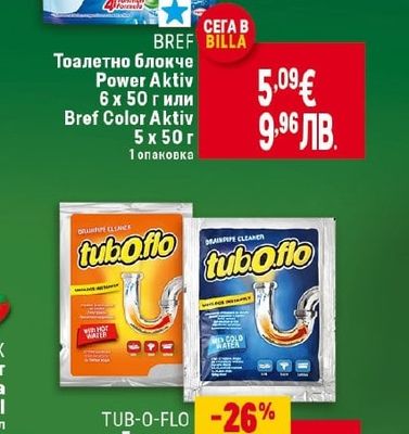 BREF Тоалетно блокче Power Aktiv