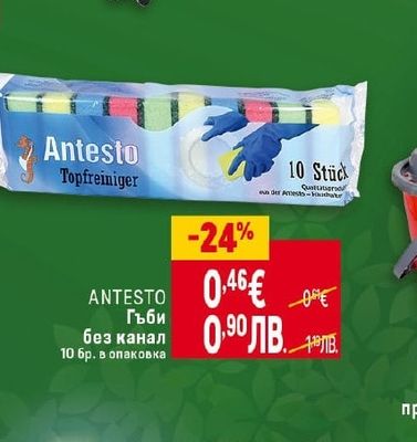 ANTESTO Гъби без канал