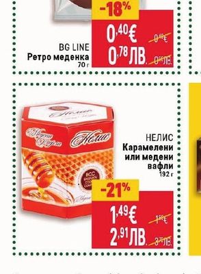 BG LINE Ретро меденка