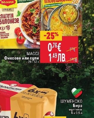 MAGGI Фиксове или супи