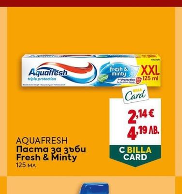 AQUAFRESH Паста за зъби Fresh & Minty