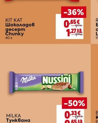 KIT KAT Шоколадов десерт Chunky