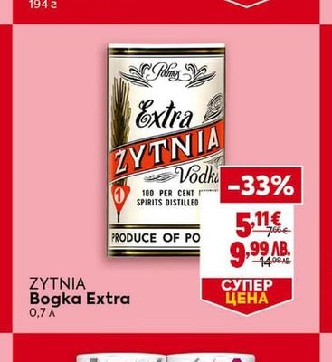 ZYTNIA Bogka Extra