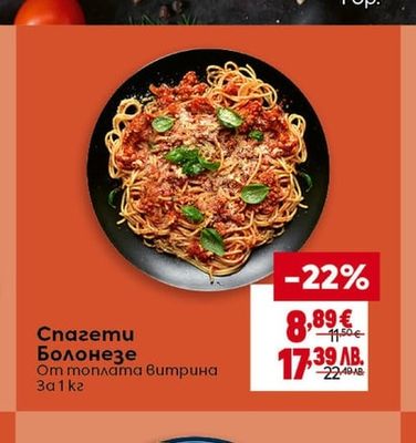 Спагети Болонезе