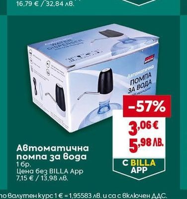 Автоматична помпа за вода