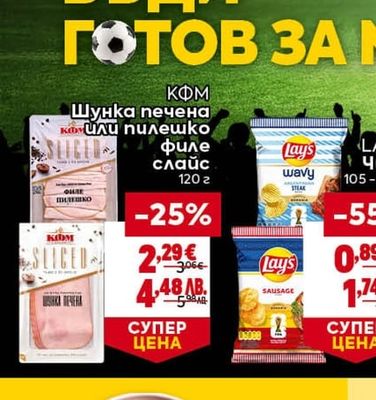 КФМ Шунка печена или пилешко филе слайс