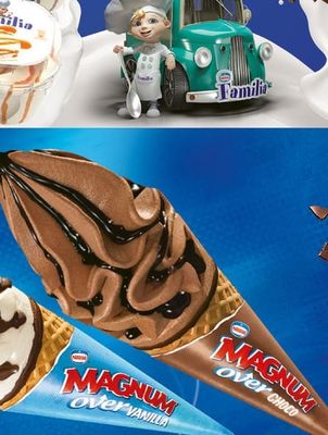 Nestle MAGNUM over CHOCO