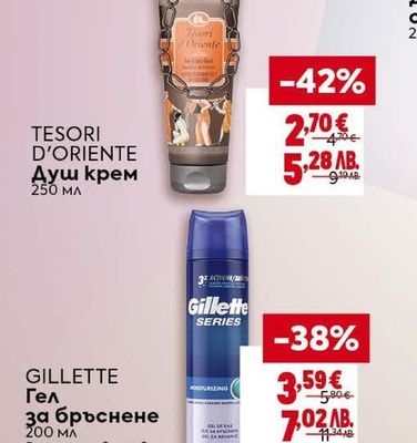TESORI D'ORIENTE Душ крем
