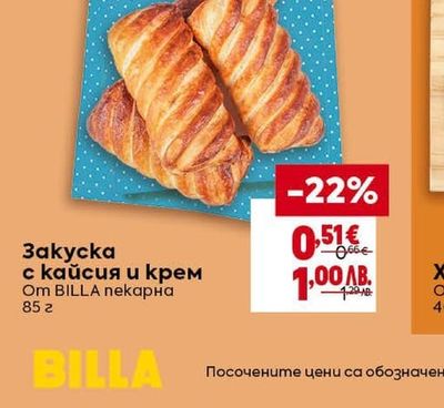 Закуска с кайсия и крем