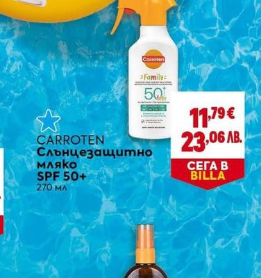 CARROTEN Слънцезащитно мляко SPF 50+
