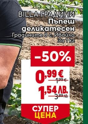 BILLA ГРАДИНИ Пъпеш деликатесен