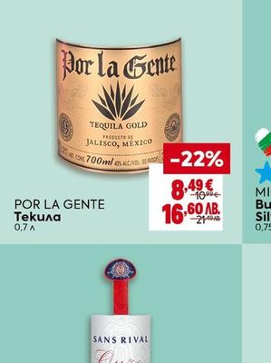 POR LA GENTE Текила
