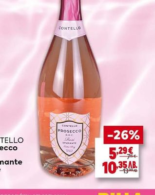 CONTELLO Prosecco DOC Spumante Розе
