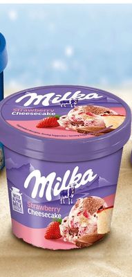 Milka Milka Сладолед ягодов чийзкейк