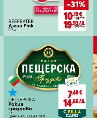 BEEFEATER Джин Pink