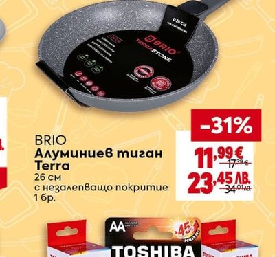 BRIO Алуминиев тиган Terra