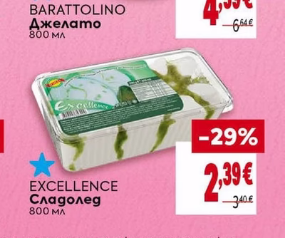 EXCELLENCE Сладолед