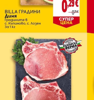 BILLA ГРАДИНИ Диня
