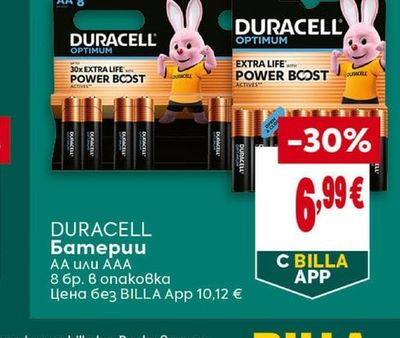 DURACELL Батерии АА или ААА