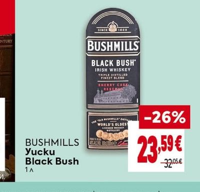 BUSHMILLS Yucku Black Bush