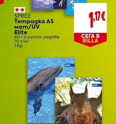 SPREE Темпажка А5 мат/UV Elite