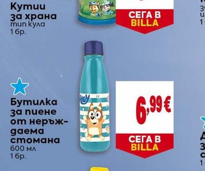 Бутилка за пиене от неръждаема стомана