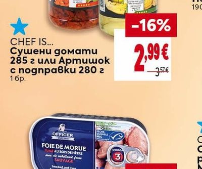 CHEF IS... Сушени домати или Артишок с подправки