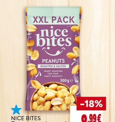 NICE BITES Печен шамфъстък XXL