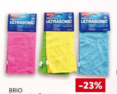 BRIO Микрофибърна кърпа Ultrasonic