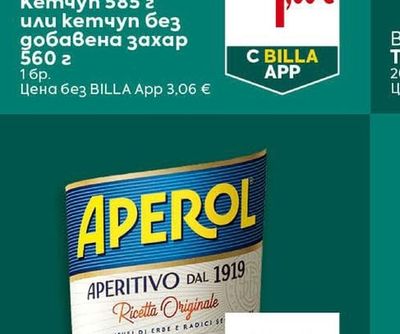 APEROL Алкохолна напитка