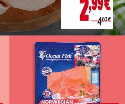 OCEAN FISH Пушена сьомга филе