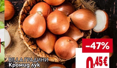 BILLA ГРАДИНИ Кромид лук